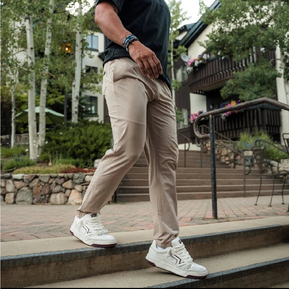Burlebo Cobblestone Khaki High Performance Water Resistance Challenger Pants